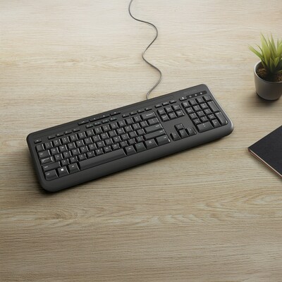 Incase Designed by Microsoft Wired Keyboard 600, Black (ANB-00001)