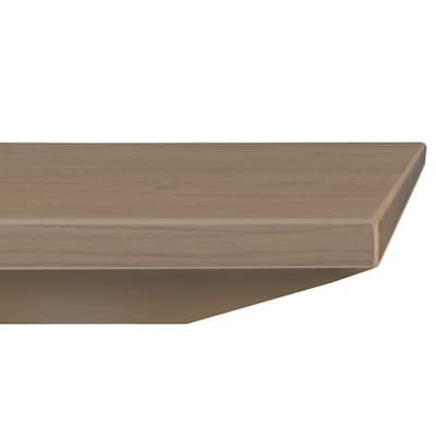 Regency Array 240"W x 48"D Conference Table with Grommet, Noble Oak/White (ACT24048NOWH)