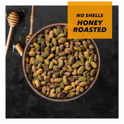 Wonderful No Shells Honey Roasted Pistachios, 8/Box (HR0146A25M1)