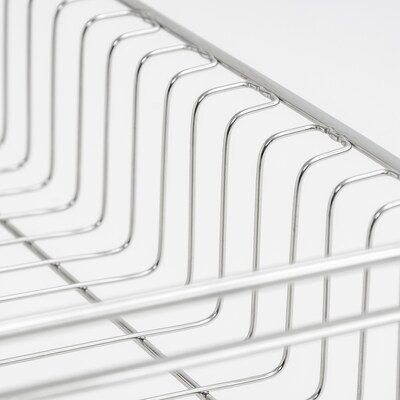 Iris Stainless Steel Dish Rack, White (586698)