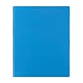 Staples® 2-Pocket Portfolio with Fastener, Blue (55477)