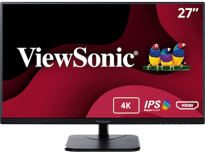 UPC 766907005134 product image for ViewSonic 27 4K Ultra HD 75 Hz LCD Monitor, Black (VA2756-4K-MHD) | Quill | upcitemdb.com