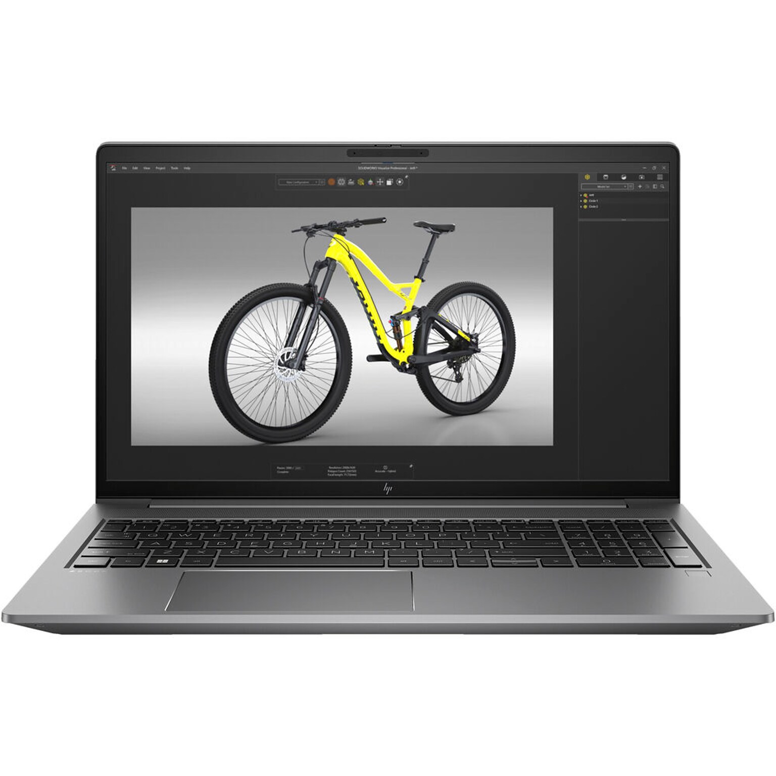 HP ZBook Power G10 15.6 LCD Laptop, Intel Core i7-13800H, 16GB RAM, 512GB SSD, 14.5 Hour Battery, Windows 11 Pro, Gray