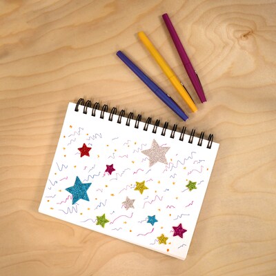 Ready2Learn Glitter Star Stickers, Multicolored, 168/Pack, 3/Bundle (CE-10082-3)