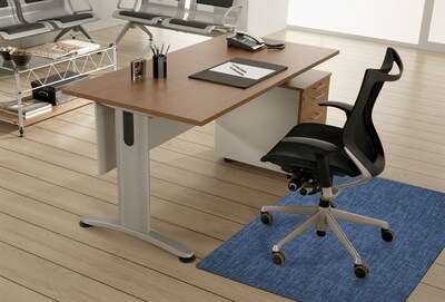 M+A Matting Astella Hard Floor Chair Mat,  3 x 4, Blue (228551134127)