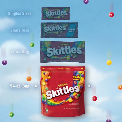 Skittles Original Fruit Flavored Candy, 54 oz. (WMW28092)