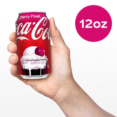 Coca-Cola Cherry Float Soda, 12 oz., 24/Pack (413931)