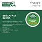 Green Mountain Coffee Roasters Breakfast Blend Coffee Keurig® K-Cup® Pods, Light Roast, 48/Box (81909/15170)