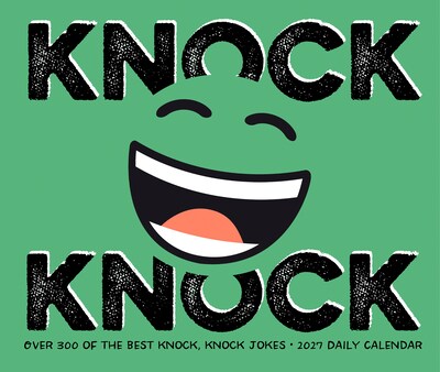 2027 Willow Creek Knock Knock 6.2" x 5.4" Day-to-Day Calendar, Assorted Colors (63552)
