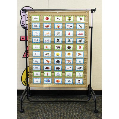 Teacher Created Resources 10-Pocket Pocket Chart, 34" x 44", Burlap (TCR20839)