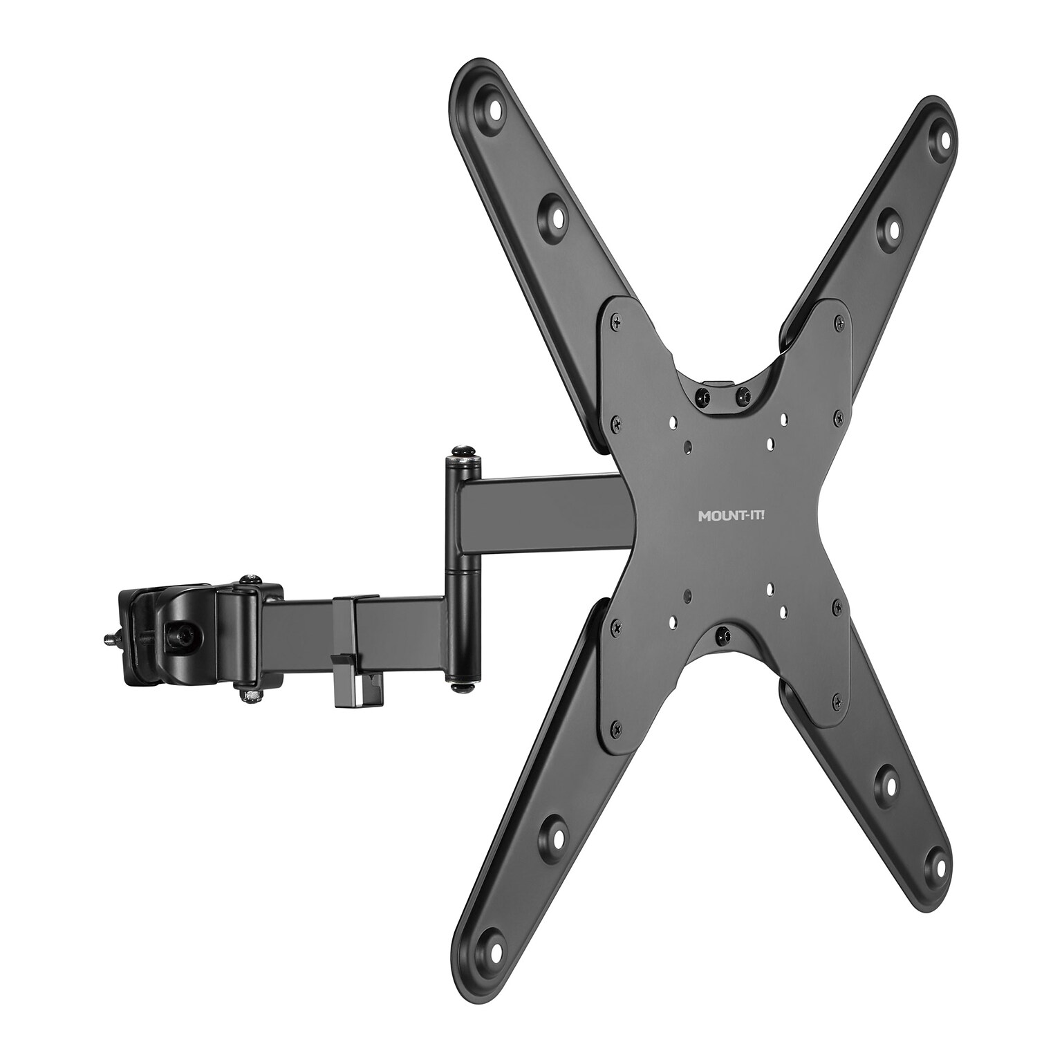 Mount-It! Full Motion TV Pole Mount for 32 to 55 TVs, Holds up to 55 lbs. Max., Black (MI-391XL)