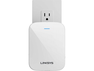 Linksys AX1800 Dual Band WiFi 6 Extenders, Wall-plug, White (RE7350)