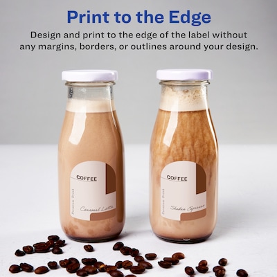 Avery Laser/Inkjet Decorative Edge Waterproof Multipurpose Labels, 2.25"  x 3", White, 900/Box (94126)