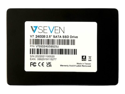 V7 240GB 2.5 SATA/600 Internal Solid State Drive (V7SSD240GBS25U)