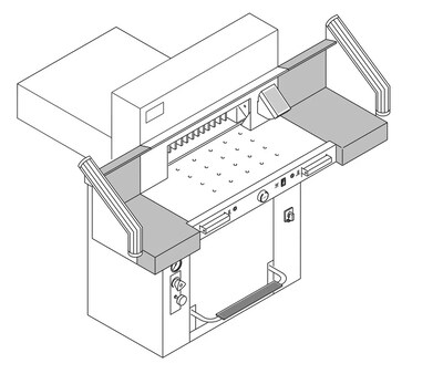 TRIUMPH Side Table for 5560/5560 LT TRIUMPH Paper Cutter (CU0440)
