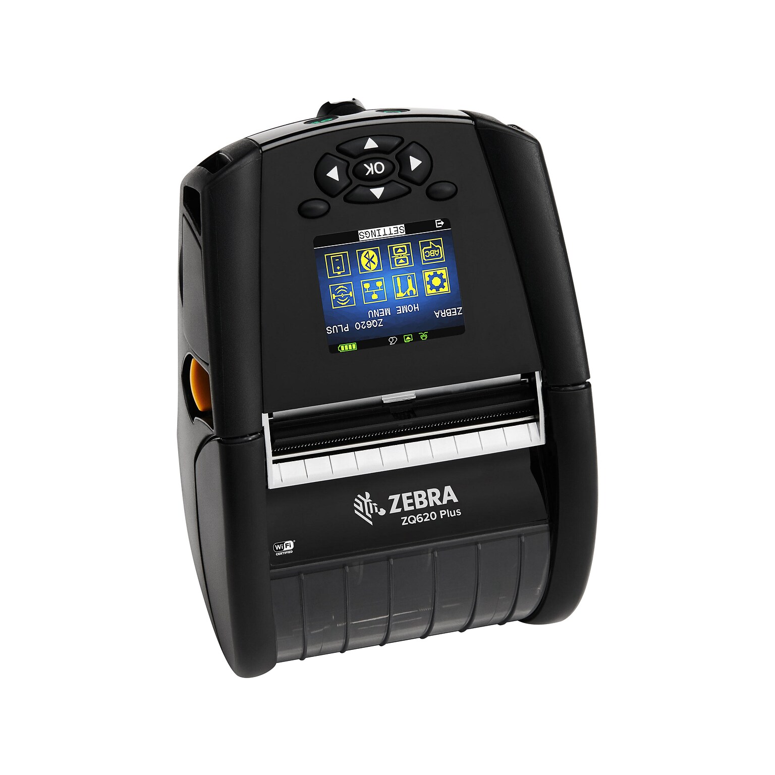 Zebra ZQ620 Plus Rechargeable Mobile Thermal Printer, Black (ZQ62-AUWA004-00)
