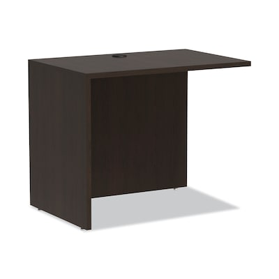 Alera Valencia Series Reversible Return/bridge Shell, 35w X 23 5/8d, Espresso