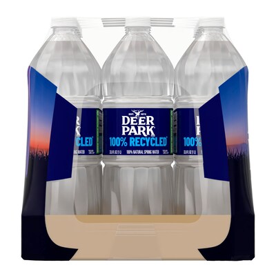 Deer Park 100% Natural Spring Water, 33.8 oz., 15 Bottles/Carton (12222308)
