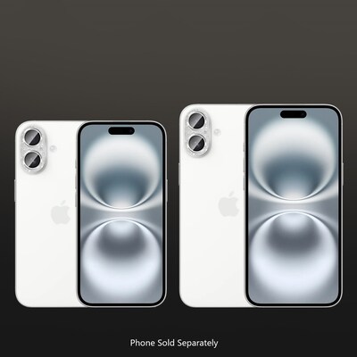 SaharaCase Ultra-Strong Camera Lens Protector for Apple iPhone 16 and 16 Plus, Glisten, 2/Pack (ZD00160)