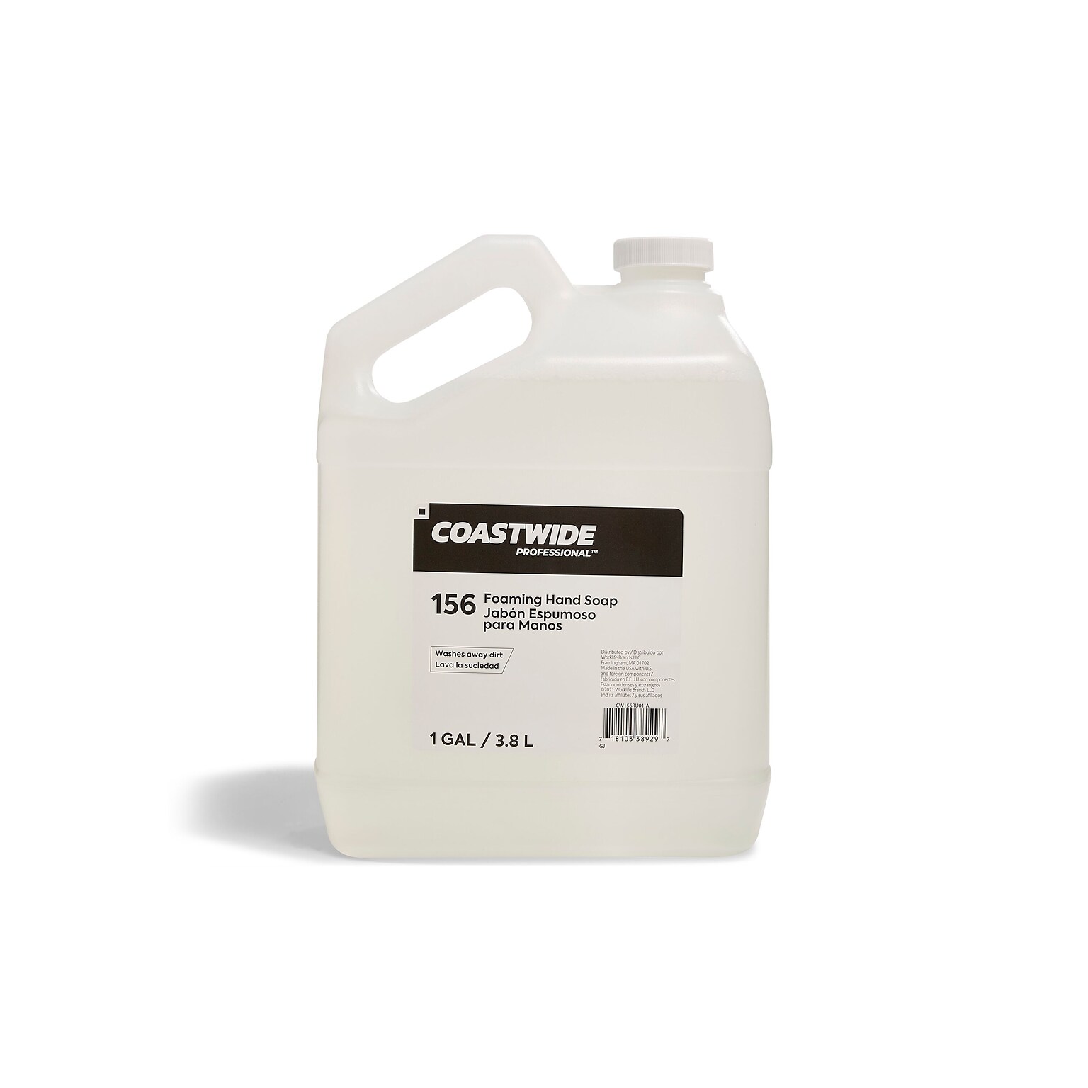 Coastwide Professional Foaming Hand Soap Refill, Honey Almond Scent, 1 Gal., 4/Carton (CW156RU01-ACT)