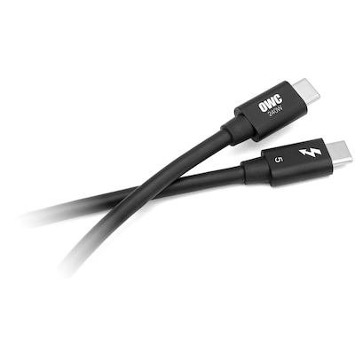 OWC Thunderbolt 5 Cable USB-C Male to Male (0.3 m) - Black
