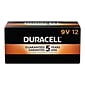 Duracell CopperTop 9V Alkaline Battery, 72/Pack (MN1604BKD)