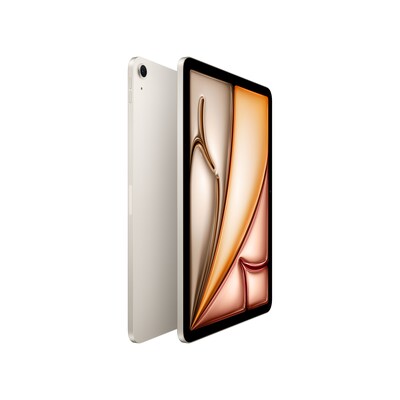 Apple iPad Air M2 Chip 11" Tablet, 128GB, Wi-Fi, Starlight (MUWE3LL/A)