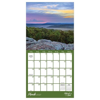 2027 TF Publishing Midwest Is Best 7 x 7 Monthly Wall Calendar, Multicolored (27-2016)