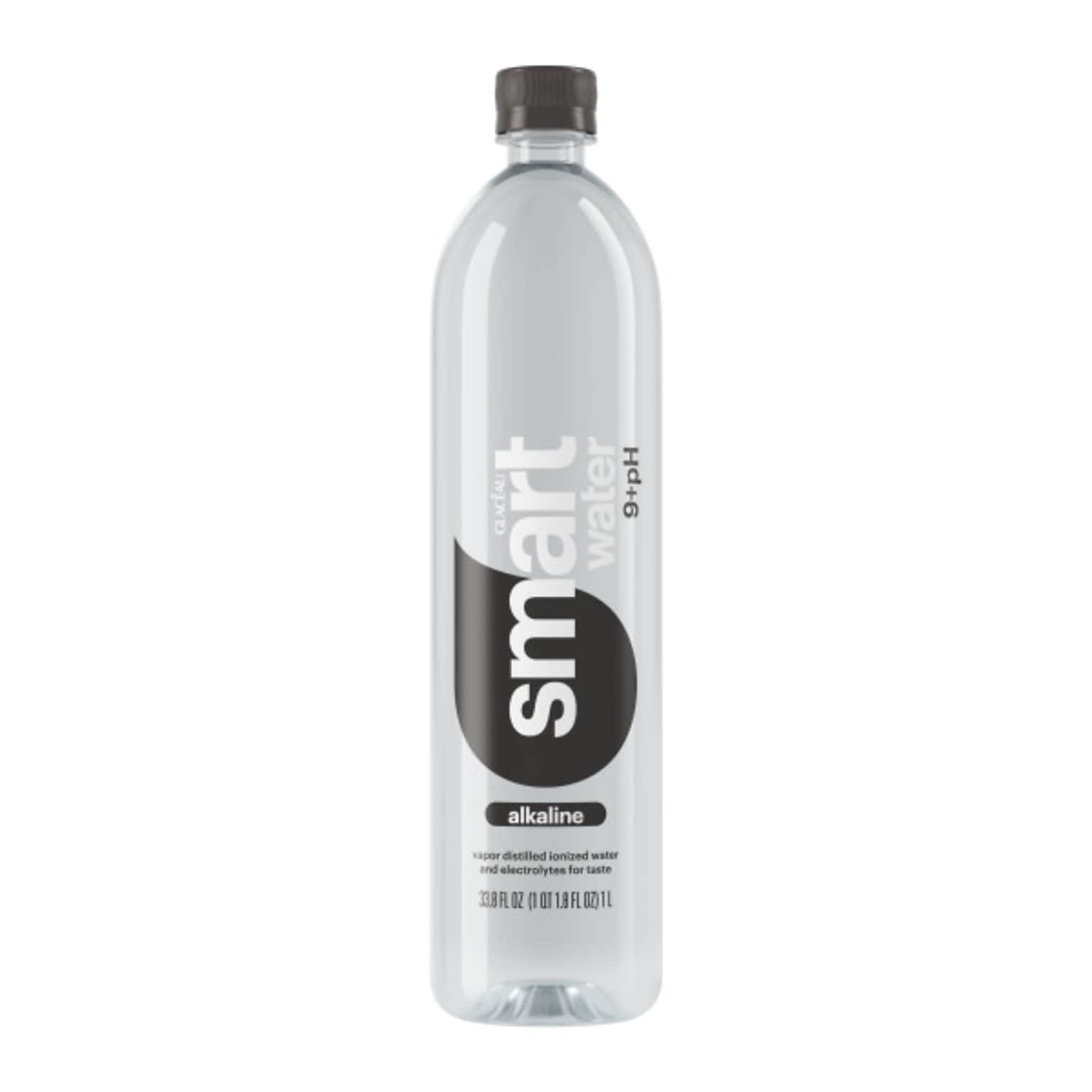 smartwater alkaline Mineral Water, 33.81 oz., 12 Bottles/Pack (786162411167)