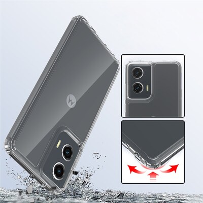 SaharaCase Inspire Series Phone Case for Motorola G Stylus 5G, Shock Absorbing, Clear (CP00576)