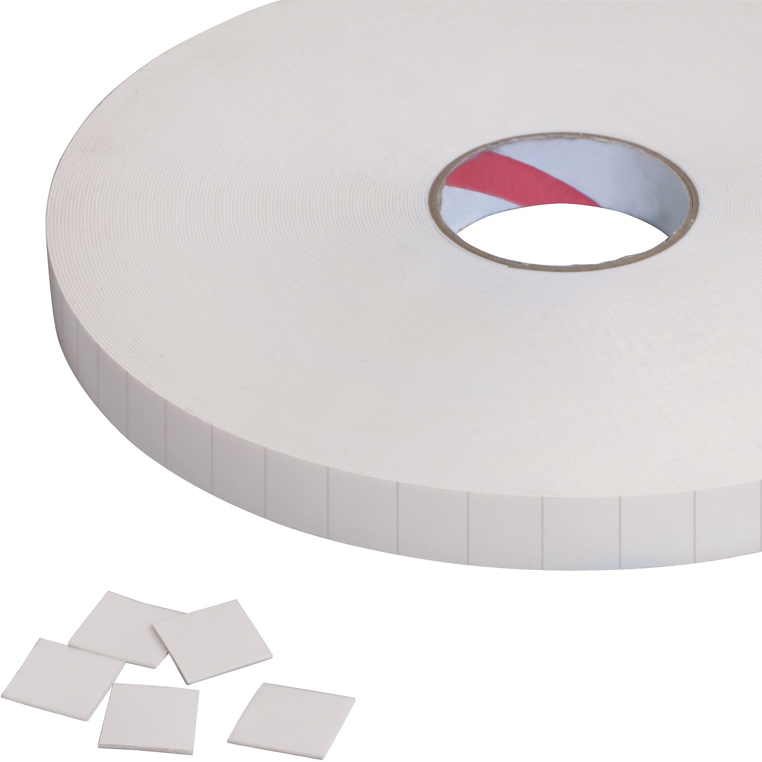 Tape Logic Mounting Squares, White, 648/Carton(T95220)