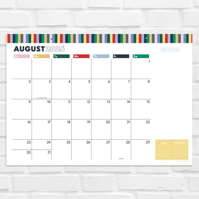 2026-2027 TF Publishing Long Weekend 17 x 12 Academic Monthly Desk Pad Calendar (AY27-8502)