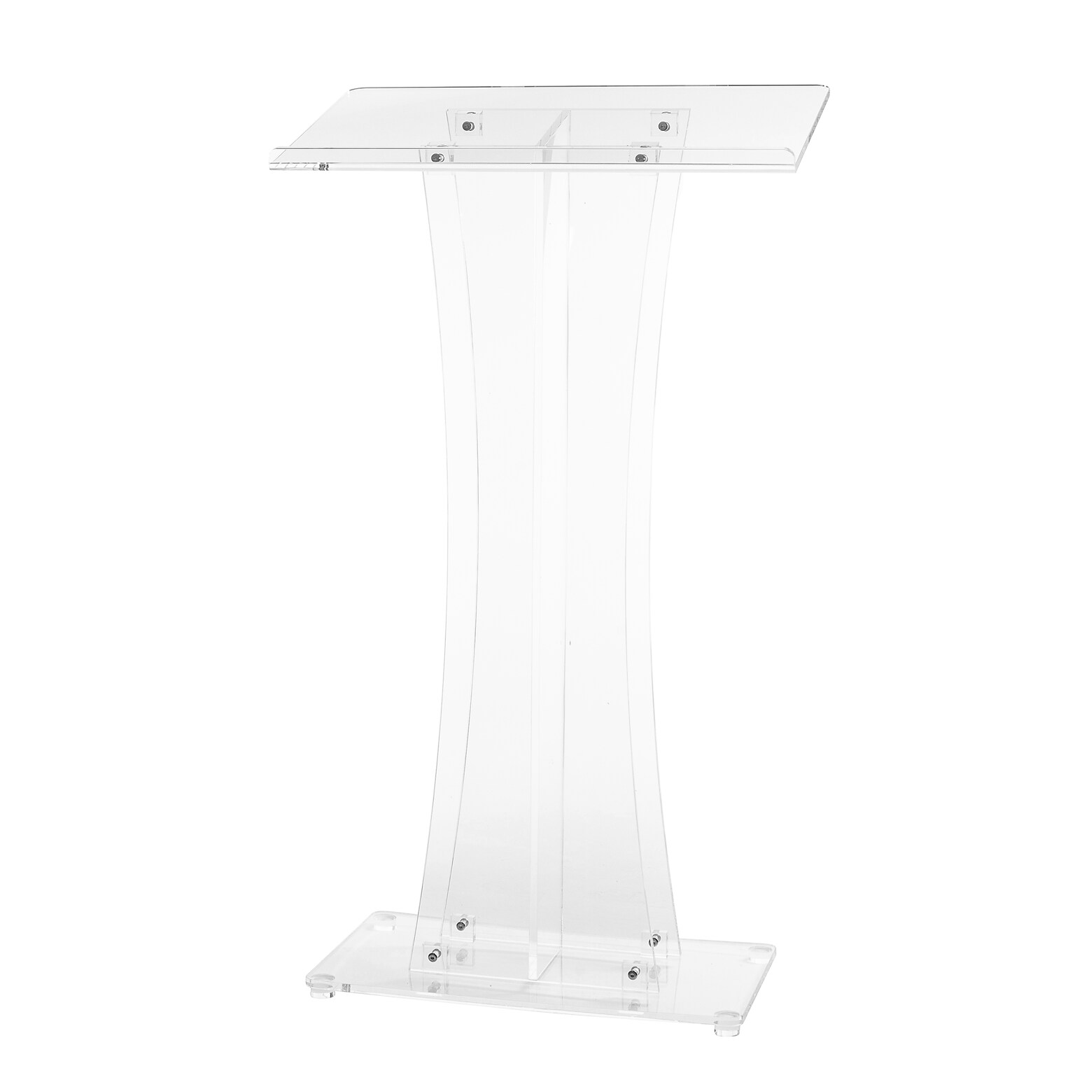 AdirOffice 47 Podium Lectern, Clear (661-02-PKG)