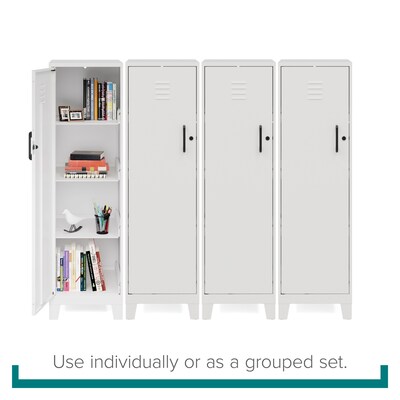 Space Solutions 49.38" Pearl White Storage Locker (25226)