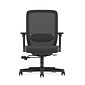 HON Exposure Mesh High-Back Task Chair, Synchro-Tilt, Lumbar, Seat Glide, 2-Way Arms, Black Fabric (BSXVL721LH10)