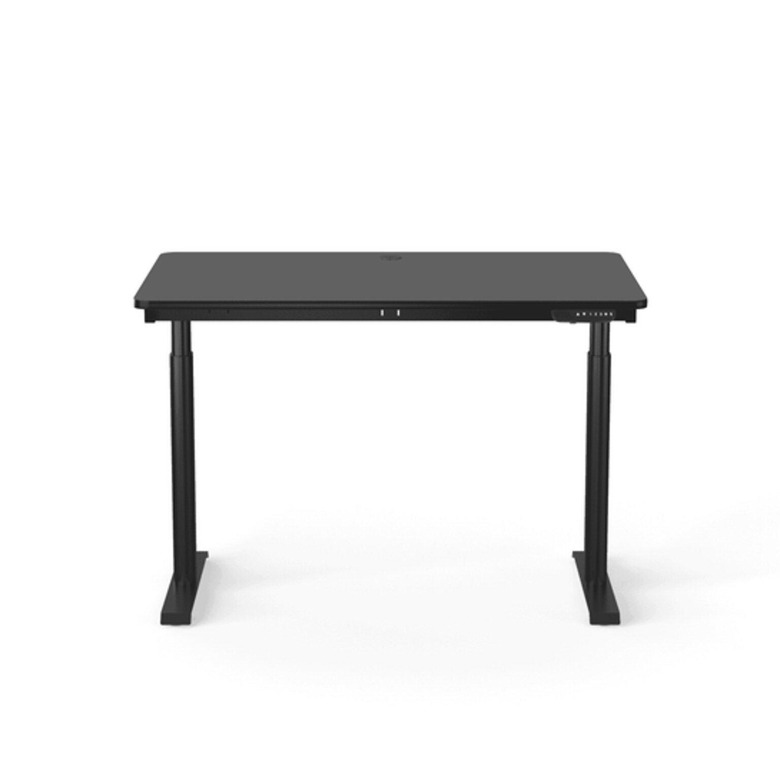 VersaDesk PowerLift 48W Electric Rectangular Adjustable Standing Desk, Black (PLSDR4830-BB-APP )