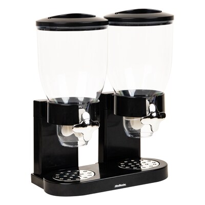 Mind Reader Food Storage Dispenser, Black (CEREALD2-BLK)