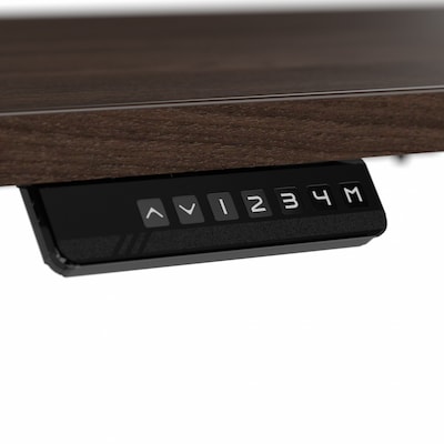 Bush Business Furniture Move 40 Series 48"W Electric Height Adjustable Standing Desk, Black Walnut/Cool Gray (M4S4824BWSK)