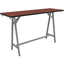 Safco Spark Teaming Table, 24 x 72, Biltmore Cherry (SPK7224SLBMCH)