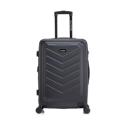 US Army FOX PRO 24" Hardside Suitcase, 4-Wheeled Spinner, TSA Checkpoint Friendly, Black (USLFPRO00M-BLK)