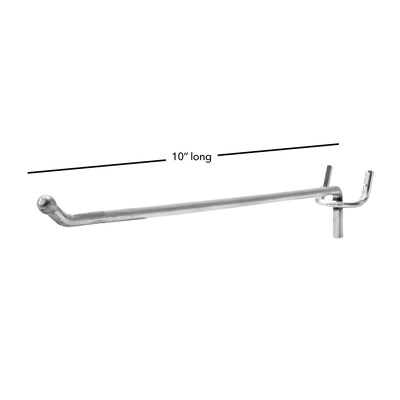 Nahanco 10" Pegboard Hook, 12/Pack (PHX10)
