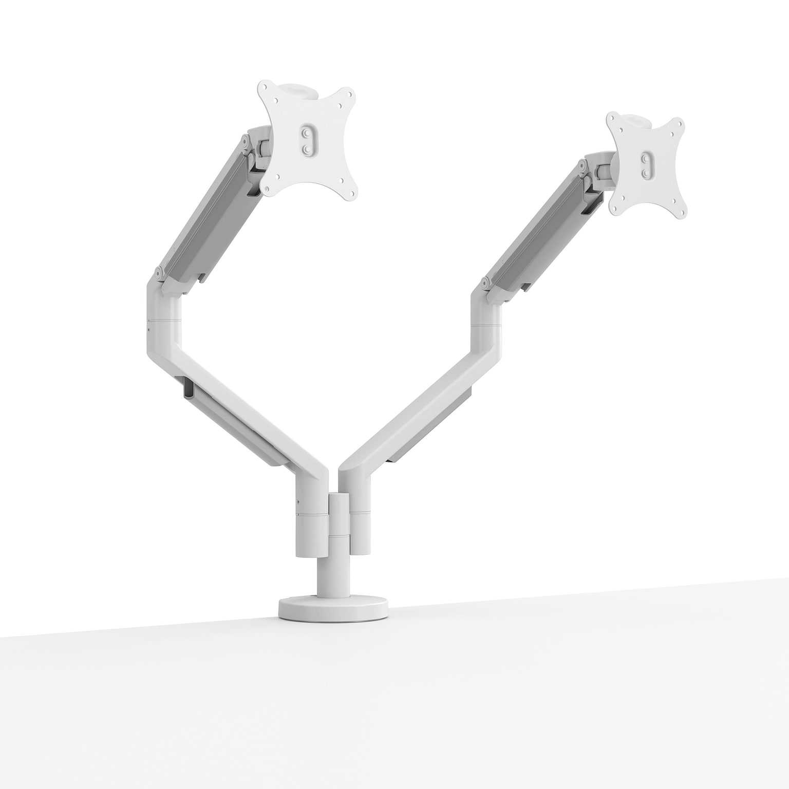 HON Dual Dynamic Monitor Arm, Silver Finish