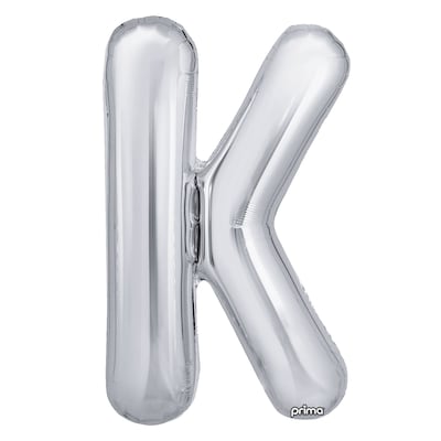 Party City (Air-Filled) 16 K Foil Balloon, Silver, 2/Pack (AM60050275-18)
