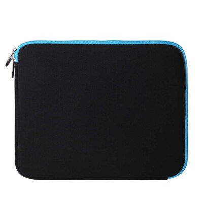 Vangoddy Neoprene Laptop Sleeve for 12 Laptop, Black/Blue
