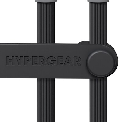 HyperGear Flexi Pro USB-C to USB-C Soft-Touch Silicone Fast Charge and Sync Cable, 10 ft., Black (15910)