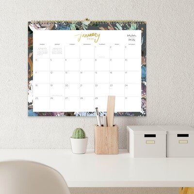 2026 Blue Sky Kelly Ventura Midnight Garden 17" x 11" Monthly Desk Calendar (149058-26)