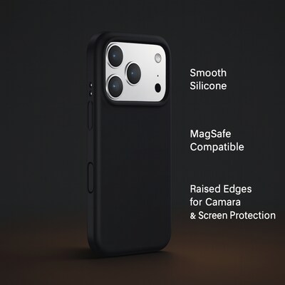 SaharaCase Venture Series MagSafe Compatible Phone Case for iPhone 17 Pro Max, Shock Absorbing, Scorpion Black (CP01001)