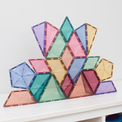 Connetix Magnetic Tiles Pastel Shape Expansion Pack, 48 Pieces (CNTP00048SE)