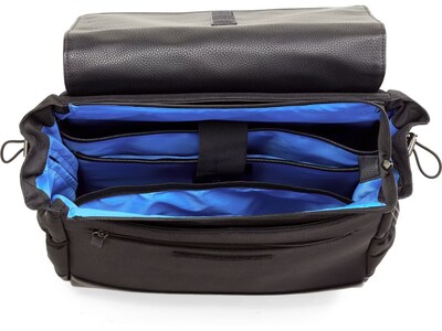 Francine Collection Wheels Up Laptop Backpack, Black (BKBUDGRL_SM)