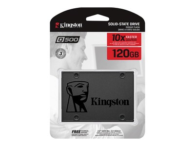 Kingston Q500 120GB 2.5" SATA III Internal Solid State Drive, TLC (SQ500S37/120G)